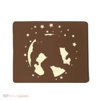 Bigfoot Silhouette Moon Stars Mousepad thumb 0