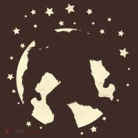 Bigfoot Silhouette Moon Stars Kids Hoodie thumb 2