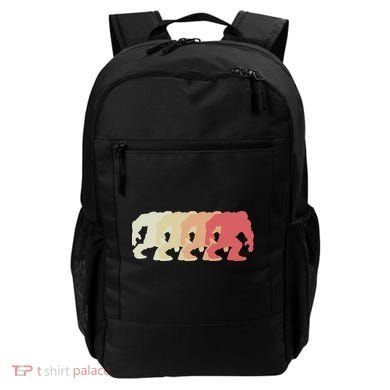 Bigfoot Silhouette Retro Sasquatch Backpack
