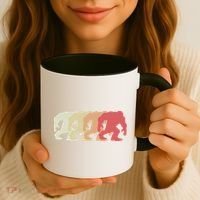 Bigfoot Silhouette Retro Sasquatch Coffee Mug thumb 3
