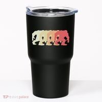 Bigfoot Silhouette Retro Sasquatch Tumbler thumb 0