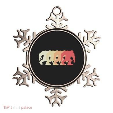 Bigfoot Silhouette Retro Sasquatch Ornament