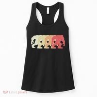 Bigfoot Silhouette Retro Sasquatch Women's Tank Top thumb 0