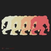 Bigfoot Silhouette Retro Sasquatch Hat thumb 2