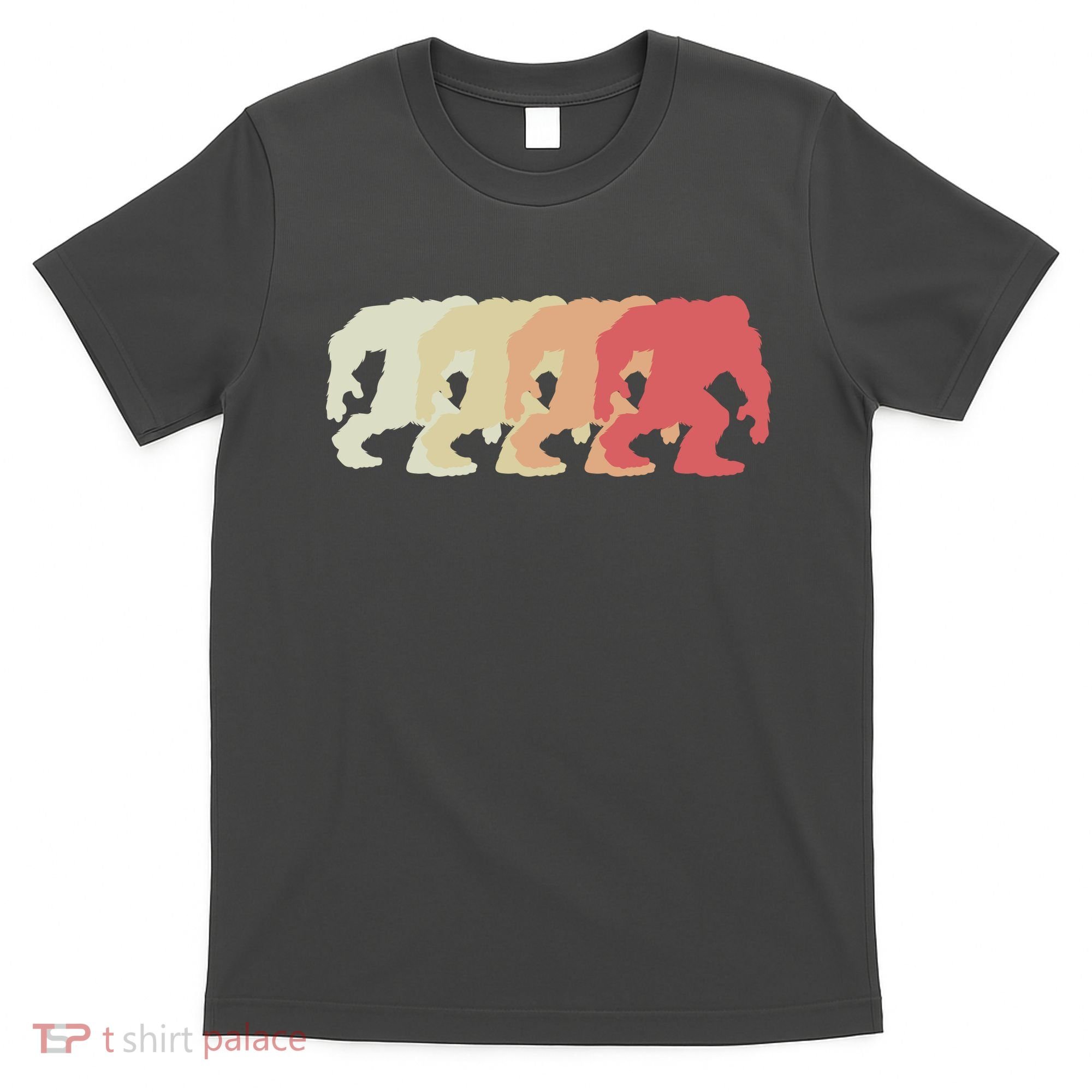 Bigfoot Silhouette Retro Sasquatch T-Shirt