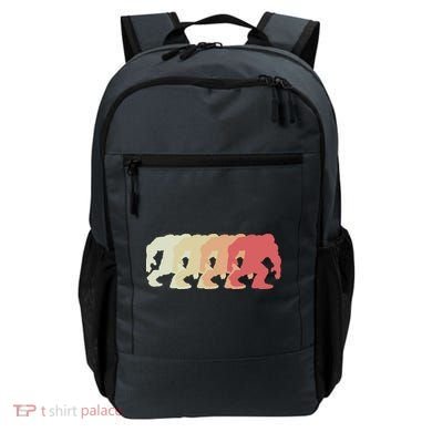 Bigfoot Silhouette Retro Sasquatch Backpack