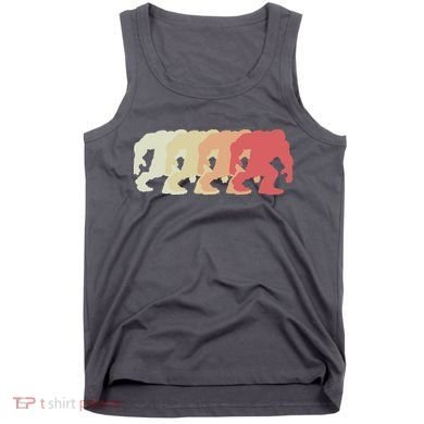 Bigfoot Silhouette Retro Sasquatch Tank Top