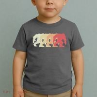 Bigfoot Silhouette Retro Sasquatch Toddler T-Shirt thumb 2