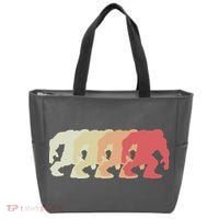 Bigfoot Silhouette Retro Sasquatch Tote Bag thumb 0