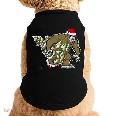 Bigfoot Stole Christmas Doggie Tank