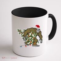 Bigfoot Stole Christmas Coffee Mug thumb 1
