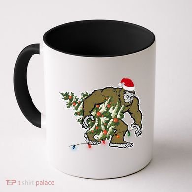 Bigfoot Stole Christmas Coffee Mug