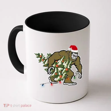 Bigfoot Stole Christmas Coffee Mug