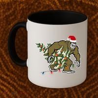 Bigfoot Stole Christmas Coffee Mug thumb 2