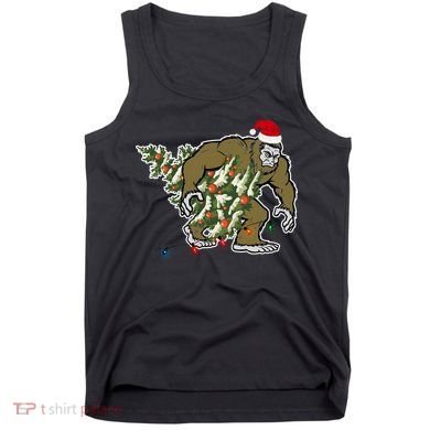 Bigfoot Stole Christmas Tank Top