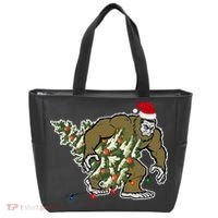 Bigfoot Stole Christmas Tote Bag thumb 0