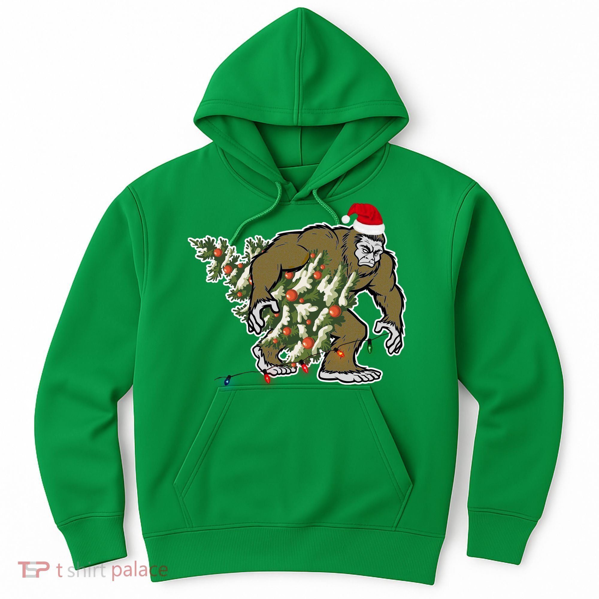 Bigfoot Stole Christmas Hoodie