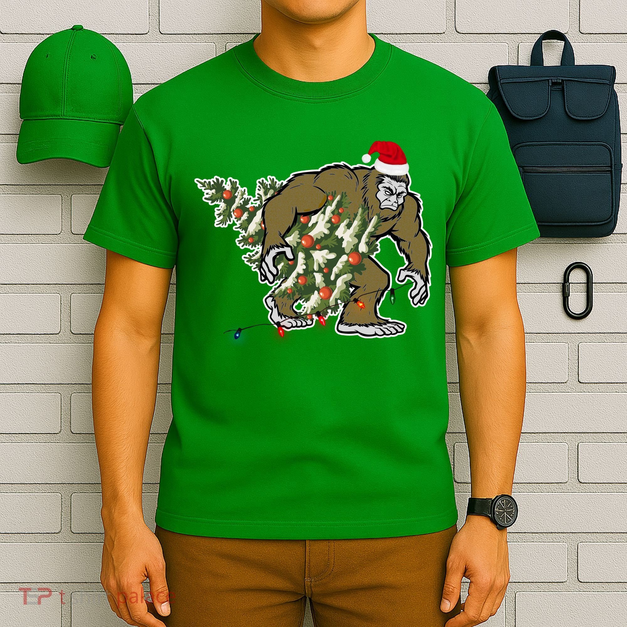 Bigfoot Stole Christmas T-Shirt