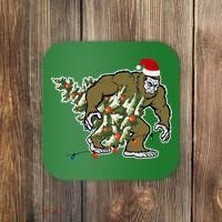 Bigfoot Stole Christmas Coaster thumb 0