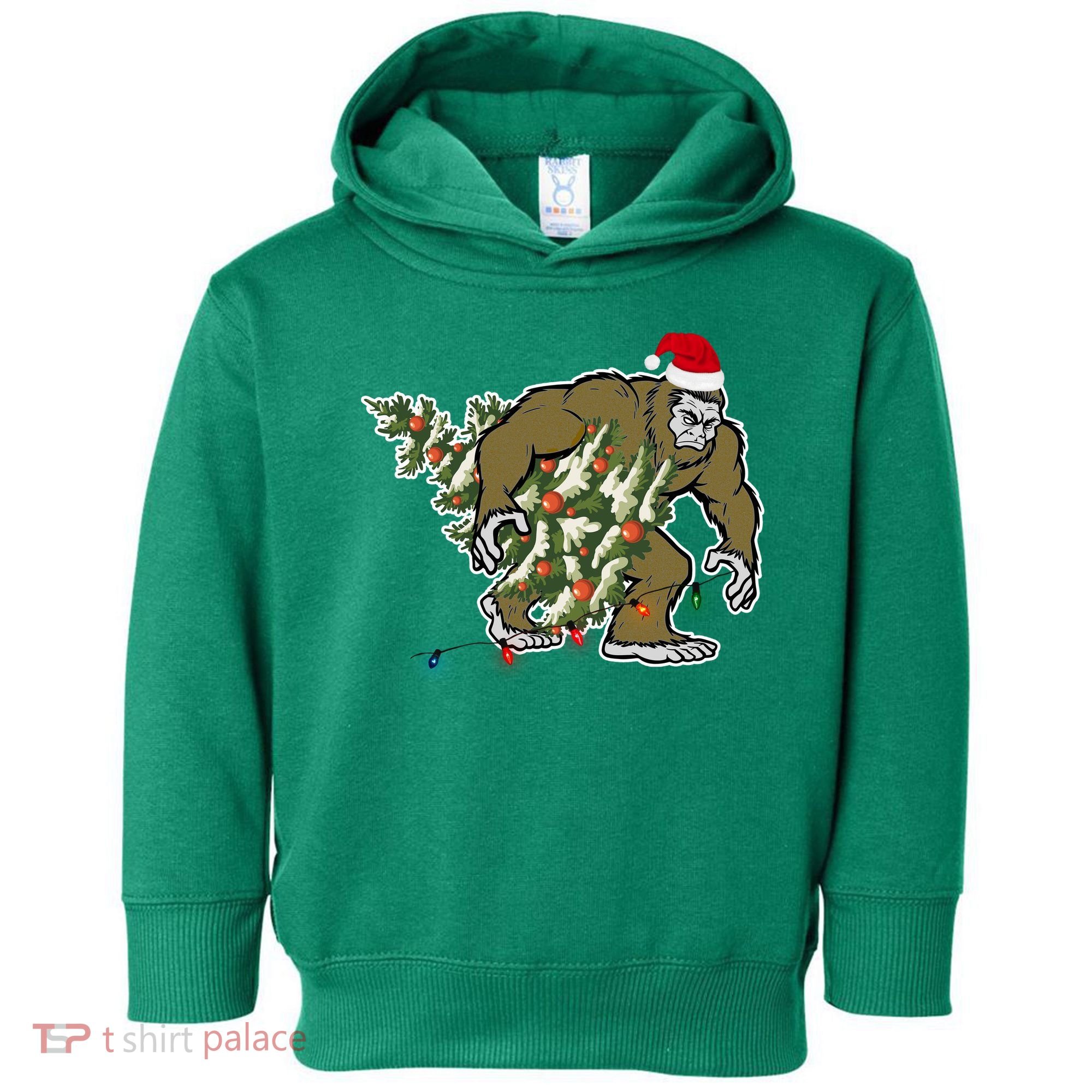 Bigfoot Stole Christmas Toddler Hoodie