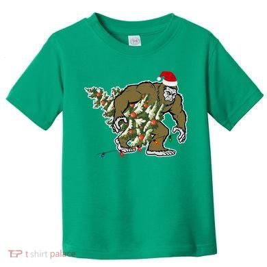 Bigfoot Stole Christmas Toddler T-Shirt