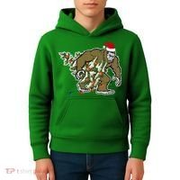 Bigfoot Stole Christmas Kids Hoodie thumb 4