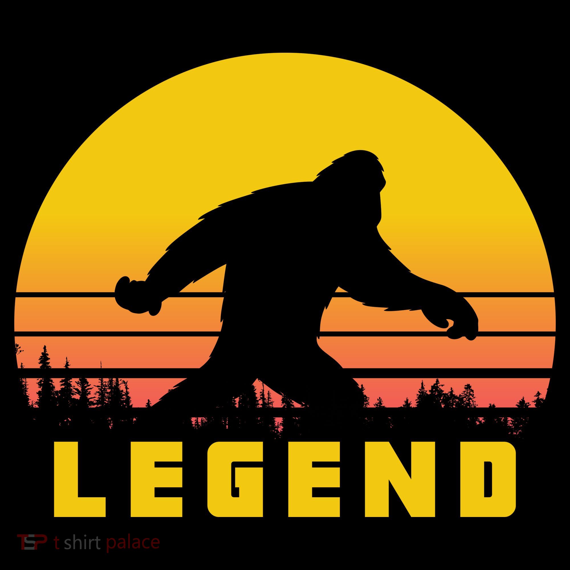 Bigfoot The Legend Kids Long Sleeve Shirt