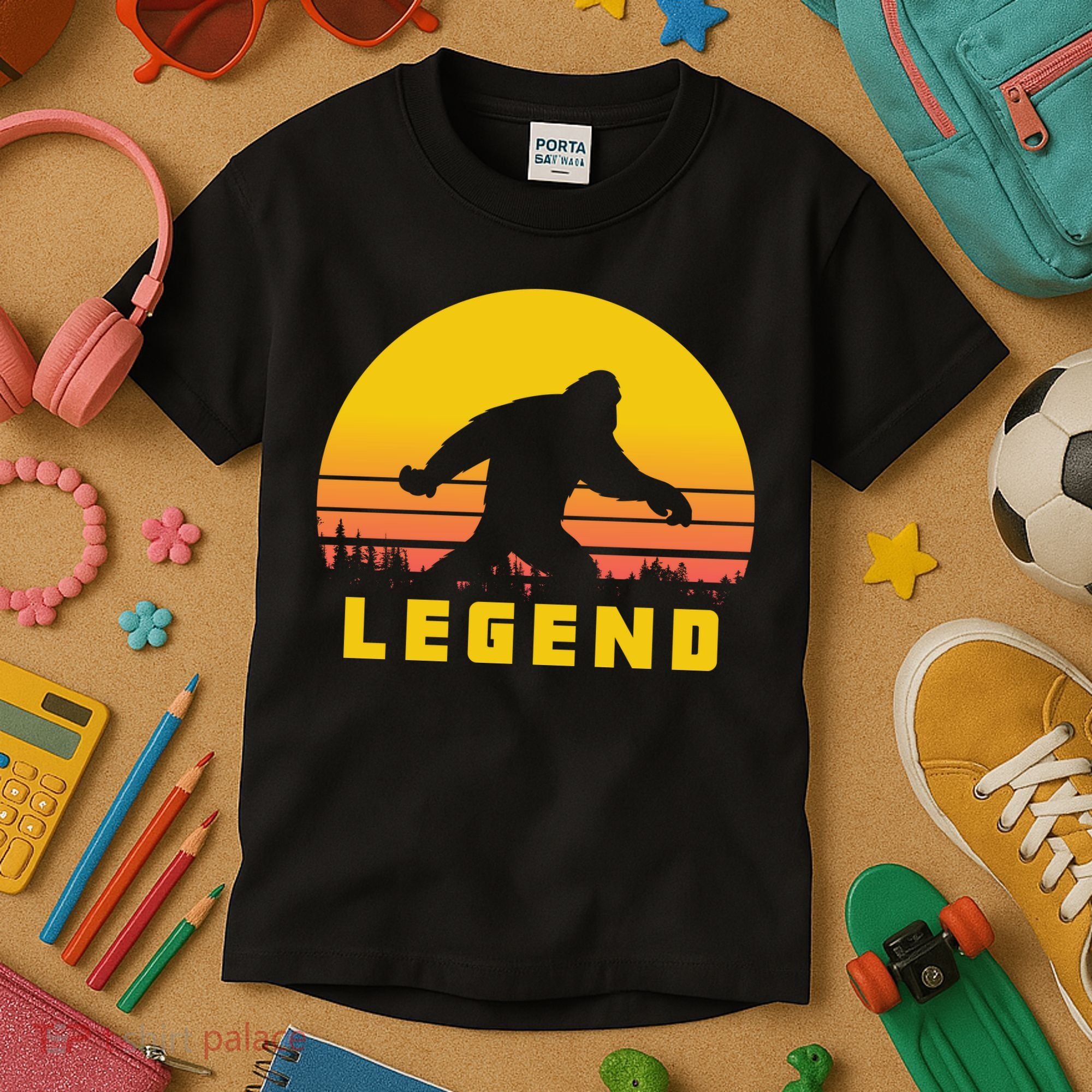 Bigfoot The Legend Kids T-Shirt