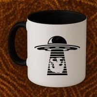 Bigfoot UFO Abduction Believe Coffee Mug thumb 2