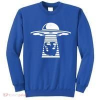 Bigfoot UFO Abduction Believe Sweatshirt thumb 0