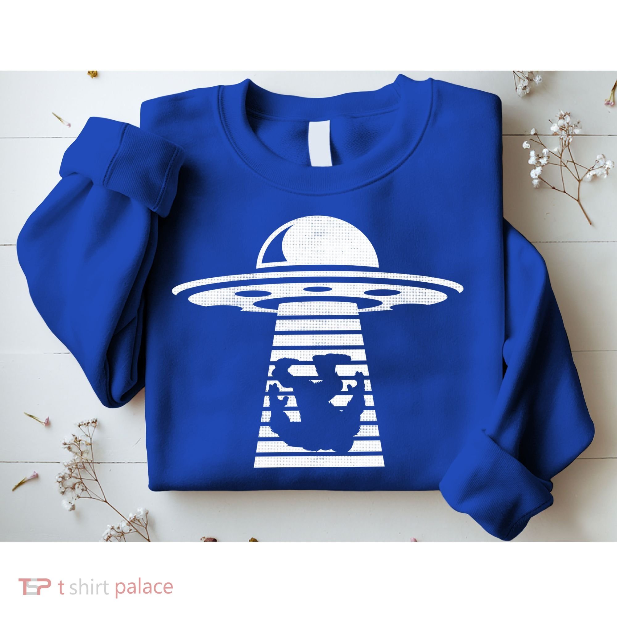 Bigfoot UFO Abduction Believe Sweatshirt
