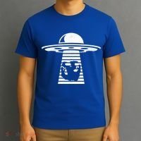 Bigfoot UFO Abduction Believe T-Shirt thumb 3