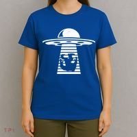 Bigfoot UFO Abduction Believe T-Shirt thumb 4