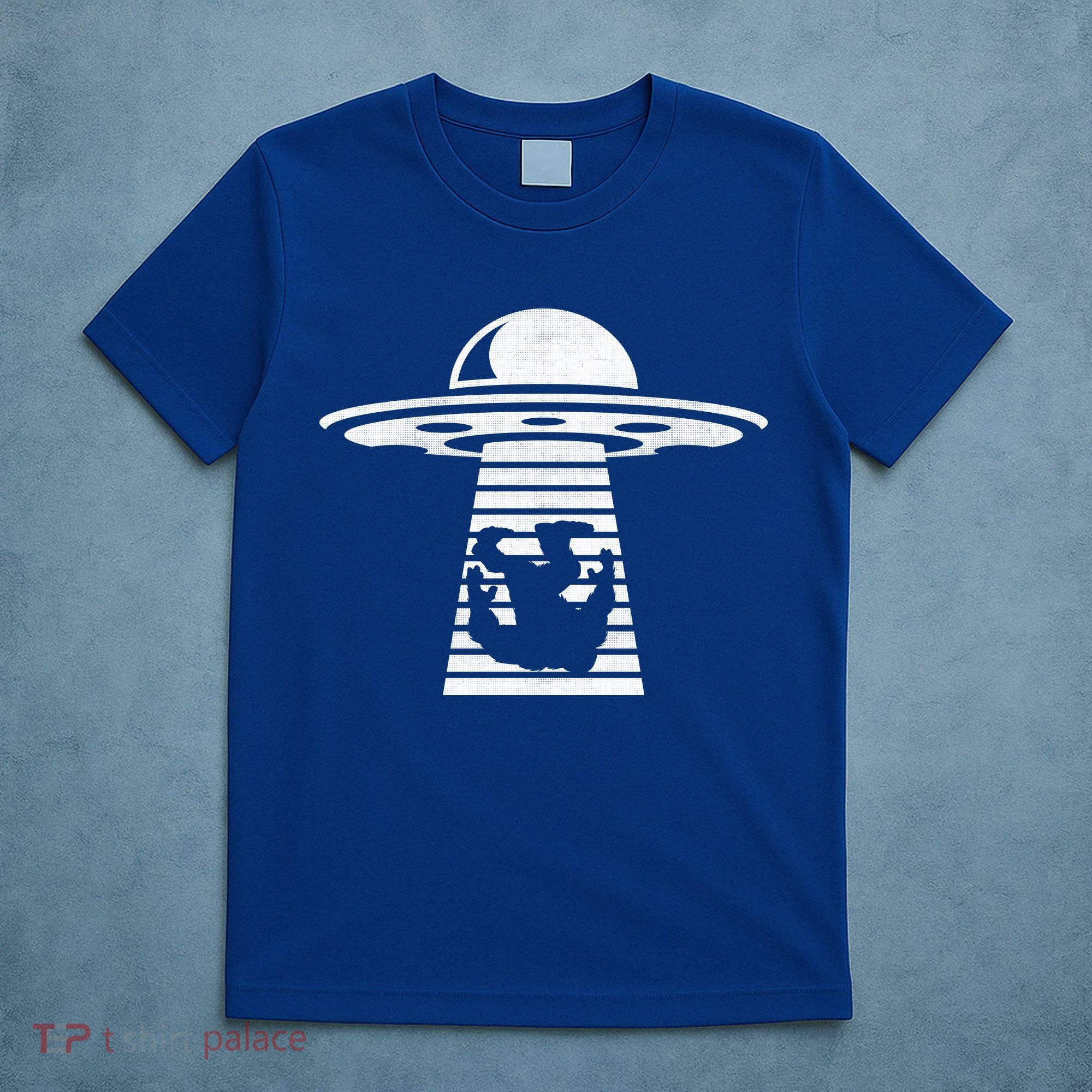 Bigfoot UFO Abduction Believe T-Shirt