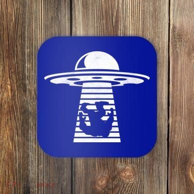 Bigfoot UFO Abduction Believe Coaster