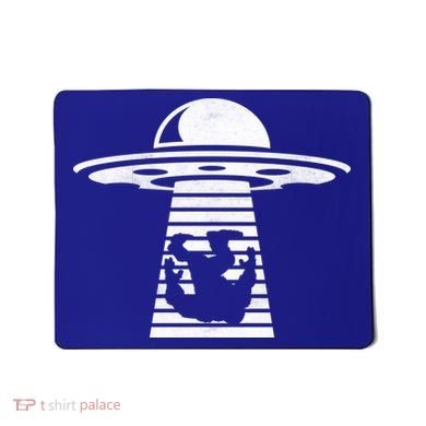 Bigfoot UFO Abduction Believe Mousepad