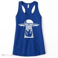 Bigfoot UFO Abduction Believe Women's Tank Top thumb 0