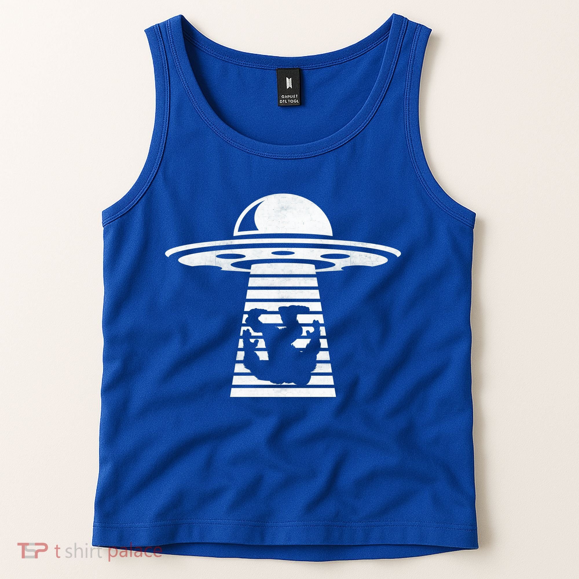 Bigfoot UFO Abduction Believe Tank Top