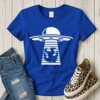 Bigfoot UFO Abduction Believe Women's T-Shirt thumb 3