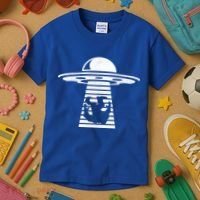 Bigfoot UFO Abduction Believe Kids T-Shirt thumb 3