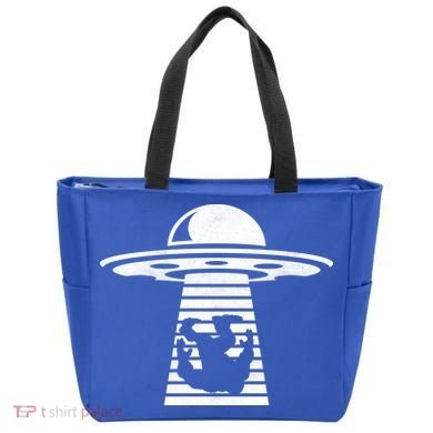 Bigfoot UFO Abduction Believe Tote Bag