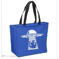Bigfoot UFO Abduction Believe Tote Bag thumb 2