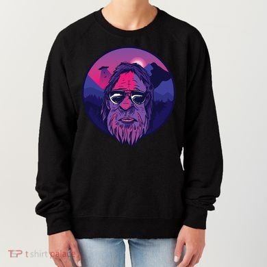 Bigfoot UFO Mountain Women's Sweatshirt