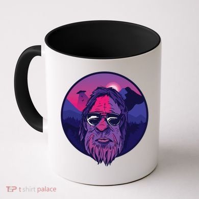 Bigfoot UFO Mountain Coffee Mug
