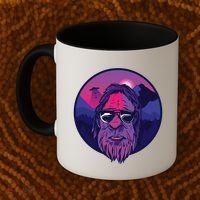 Bigfoot UFO Mountain Coffee Mug thumb 2