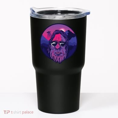 Bigfoot UFO Mountain Tumbler