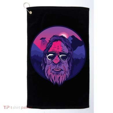 Bigfoot UFO Mountain Golf Towel