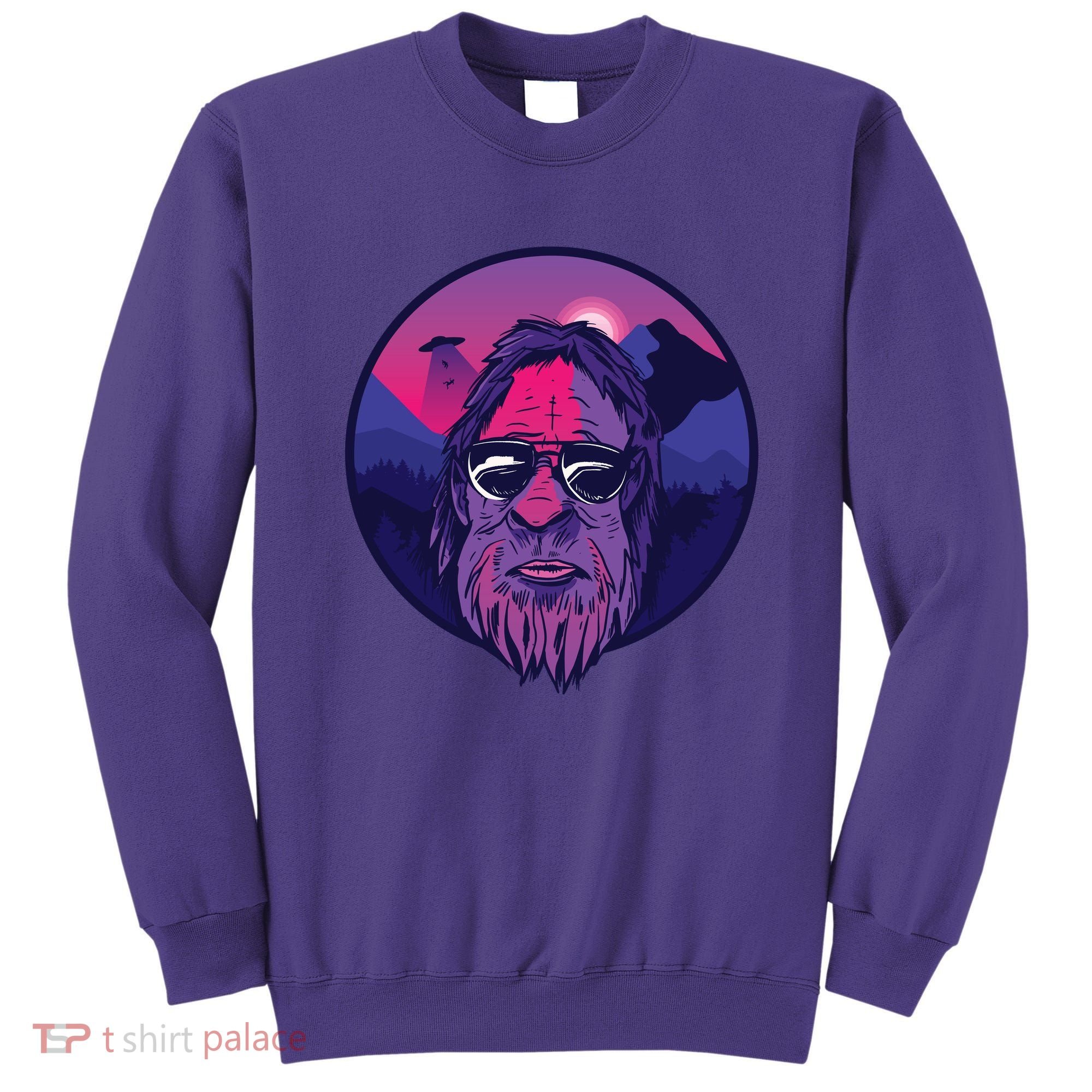Bigfoot UFO Mountain Sweatshirt