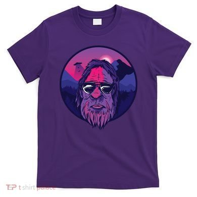 Bigfoot UFO Mountain T-Shirt