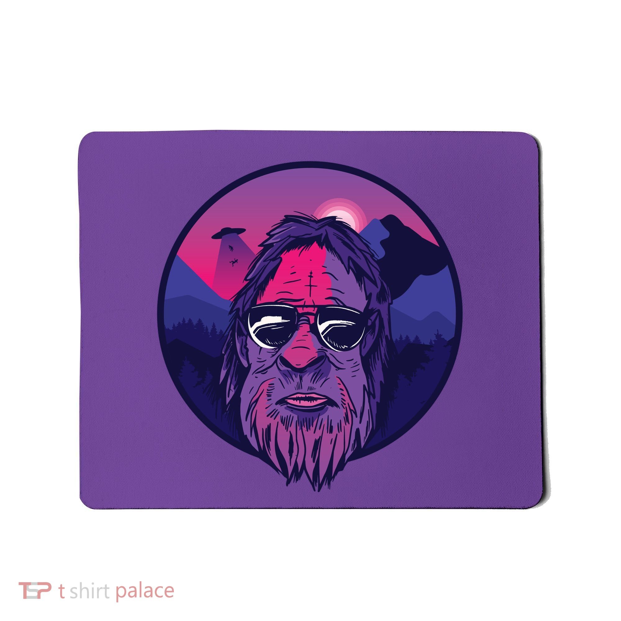 Bigfoot UFO Mountain Mousepad